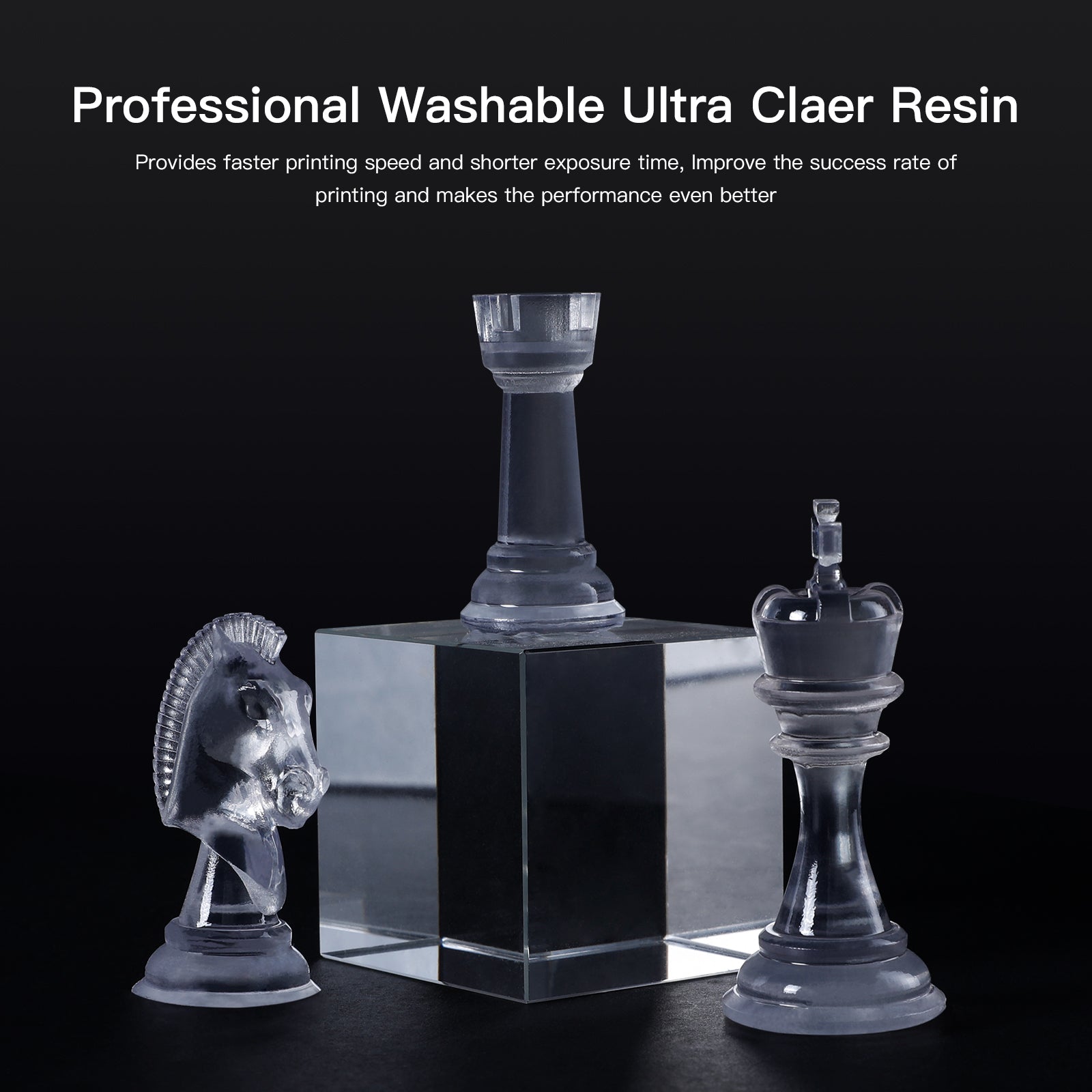 NOVA3D Washable Ultra Clear Resin for 3D Printer