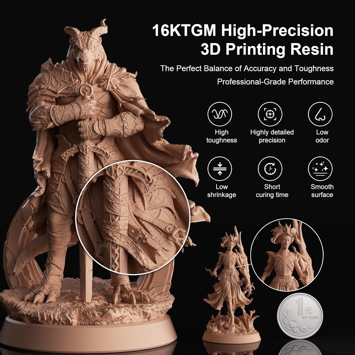 NOVA3D TGM 3D Printing Resin for Tabletop Miniatures