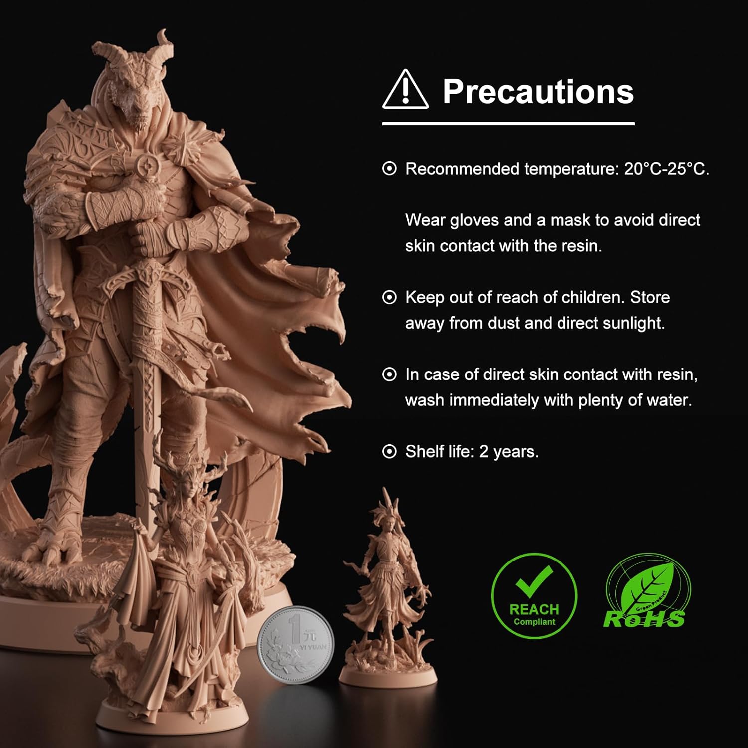 NOVA3D TGM 3D Printing Resin for Tabletop Miniatures