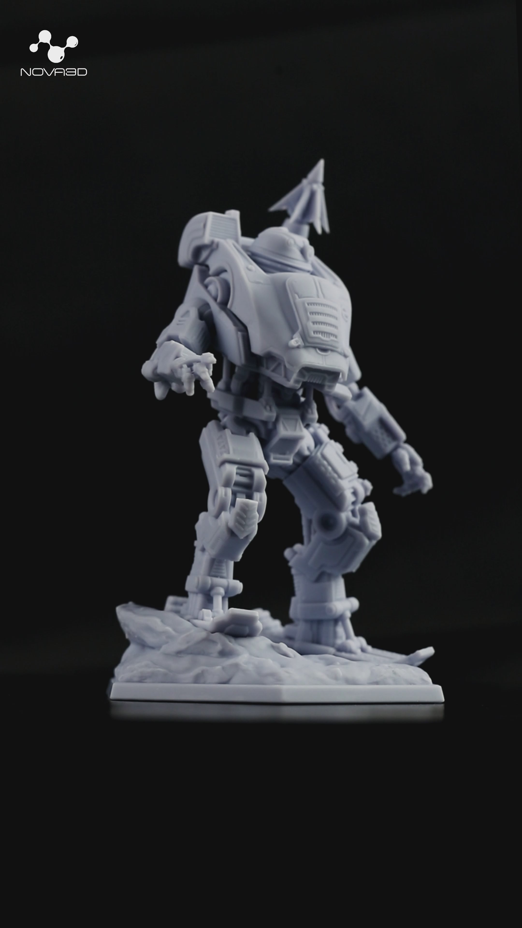 NOVA3D Washable Mecha Resin - Precision 3D Printing Liquid With 405nm LCD UV-Curing  Resin